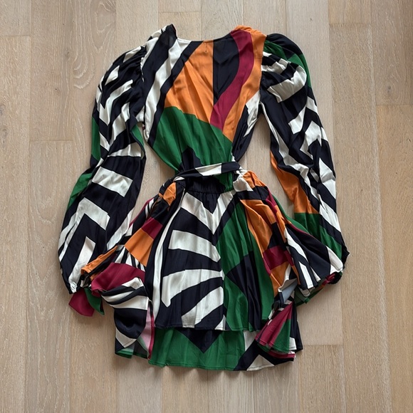 Colorful Geometric Pattern Dress - Picture 3 of 3